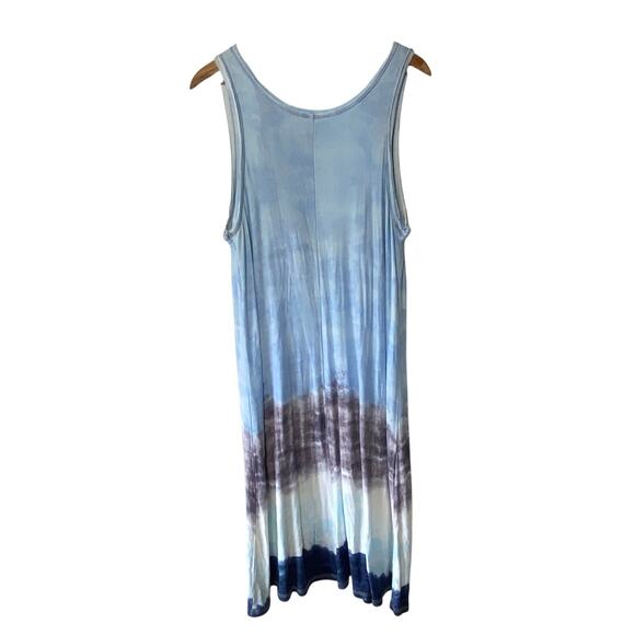 Est 1946 Sleeveless 14/16W Tie Dyed Midi Festival Bohemian Dress Hippie Boho - Picture 5 of 6